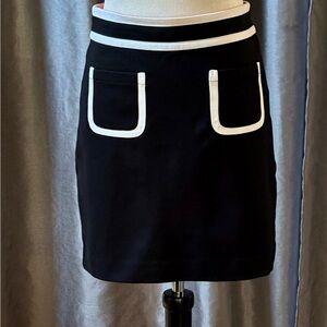 Banana Republic Black and White Skirt